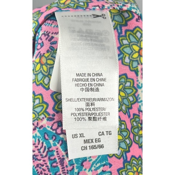 NWT Juicy Couture VTG Paisley Elastic Waist Ruffle Hemline Mini Skirt, Size XL - Picture 8 of 9